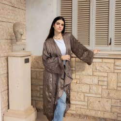 Crushed kimono - Brown 
