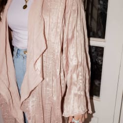 Crushed kimono - Blush pink 