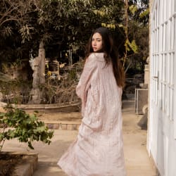 Crushed kimono - Blush pink 