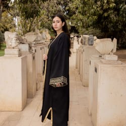  geomitric Calligraphy kaftan 