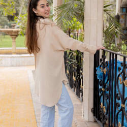 Ellen top in beige 