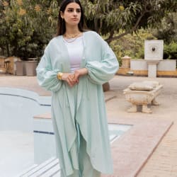 Flowy set - Icy mint green 