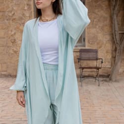 Flowy set - Icy mint green 