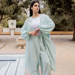 Flowy set - Icy mint green 