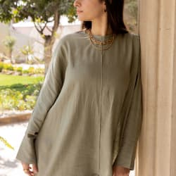 Sophia top _ olive
