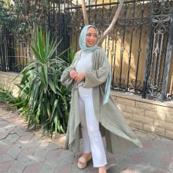 Flowy cardigan in olive 
