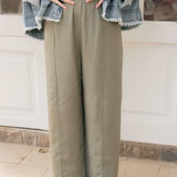Flowy pants - olive 