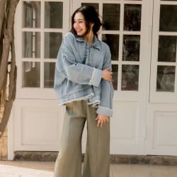 Flowy pants - olive 