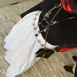 Flowy skirt -white 