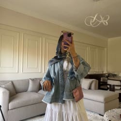 Flowy skirt -white 