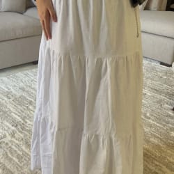 Flowy skirt -white 