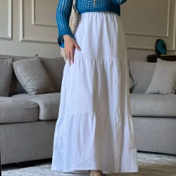 Flowy skirt -white 
