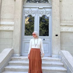Flowy skirt- Brown
