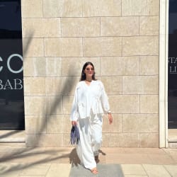 The ribbon blouse - white 