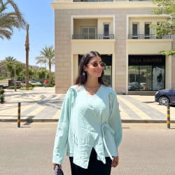 The Ribbon blouse - Mint