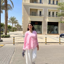 Ribbon blouse - Pink 