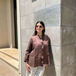 Mocha breeze shirt