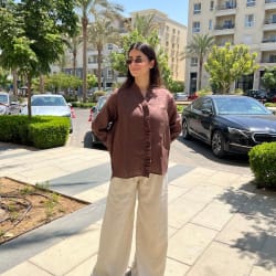 Mocha breeze shirt