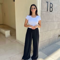 Flowy pants - black