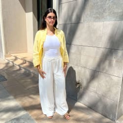 Linen pants -  white 