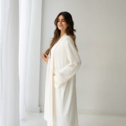 The knit cardigan-offwhite 