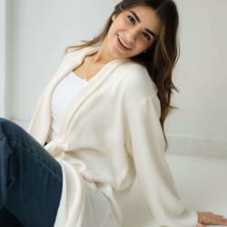 The knit cardigan-offwhite 