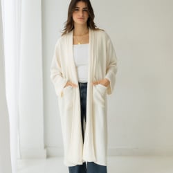 The knit cardigan-offwhite 