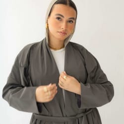 The waterproof coat-Grey