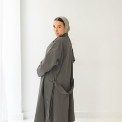 The waterproof coat-Grey