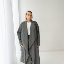 The waterproof coat-Grey
