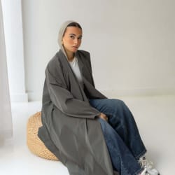 The waterproof coat-Grey