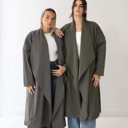The waterproof coat-olive