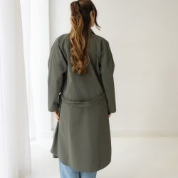 The waterproof coat-olive