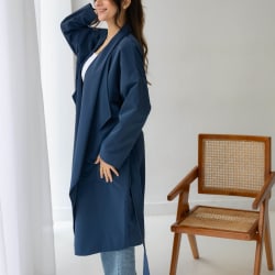 The waterproof coat-Navy