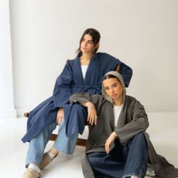 The waterproof coat-Navy