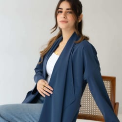 The waterproof coat-Navy