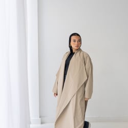 The waterproof coat-Beige