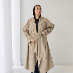 The waterproof coat-Beige