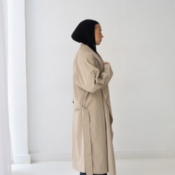 The waterproof coat-Beige