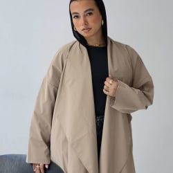 The waterproof coat-Beige