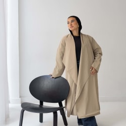 The waterproof coat-Beige