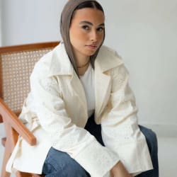 Broderie Anglaise jacket