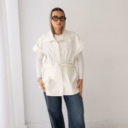 Broderie Anglaise vest