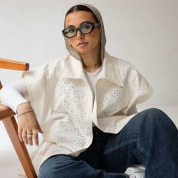 Broderie Anglaise vest