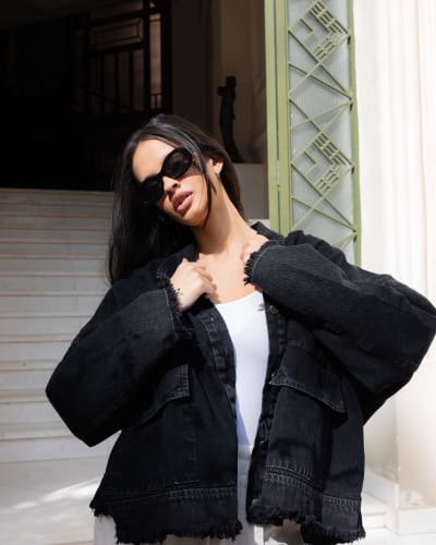 Denim Jacket – Washed Black