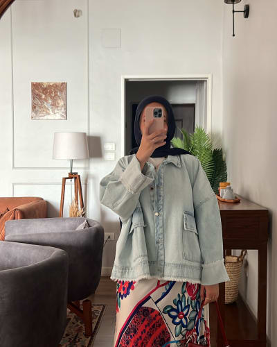 Denim jacket-ice blue 