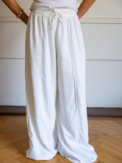 Flowy  pants -  white 