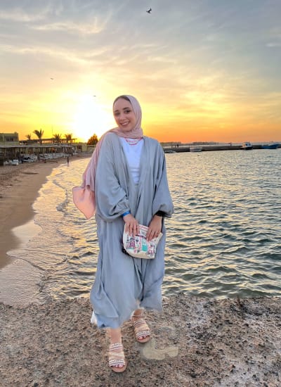 Flowy cardigan in grey  Image