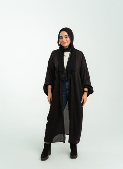 Sila kimono in black  Image