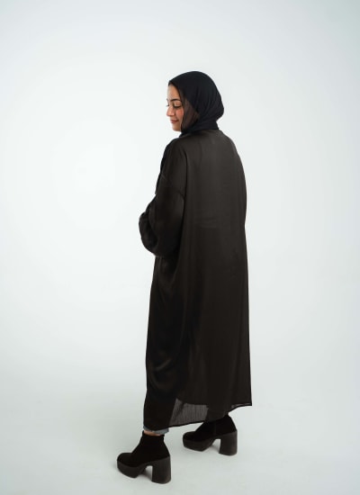 Sila kimono in black  Image